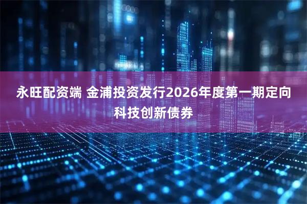 永旺配资端 金浦投资发行2026年度第一期定向科技创新债券